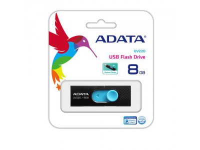 Flash Drive ADATA 8GB USB UV220 BKBL